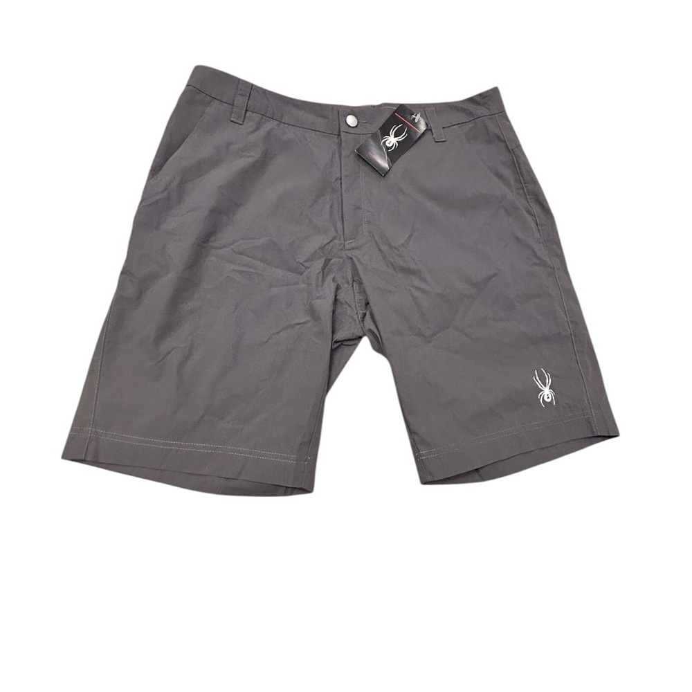 Spyder Charcoal Shorts with‎ Iconic Logo XXL NWT 36 Waist 10” Inseam